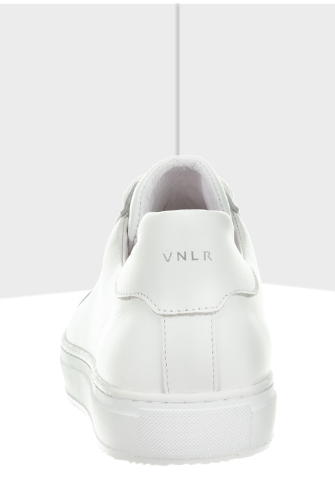 Wit gladleren Maurizio sneaker