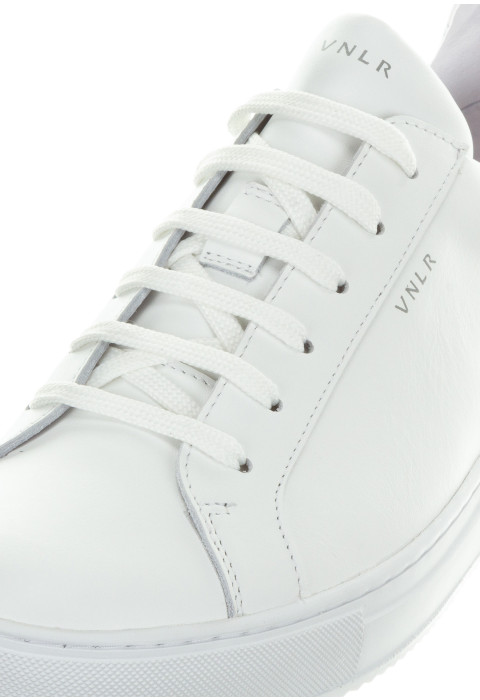 Wit gladleren Maurizio sneaker