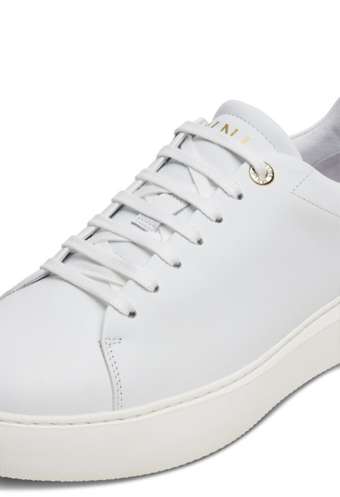 Wit gladleren Vito sneaker