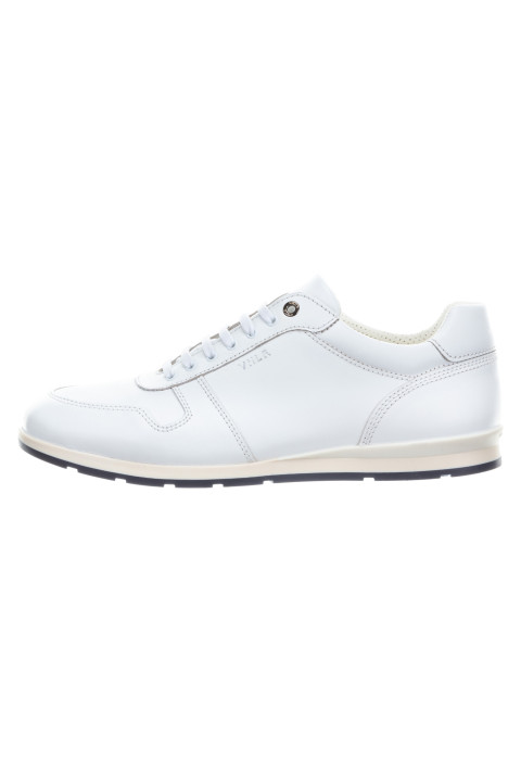 Wit gladleren Diego sneaker