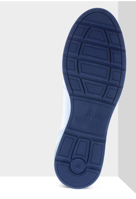 Wit gladleren Diego sneaker