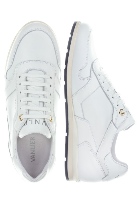 Wit gladleren Davinci sneaker