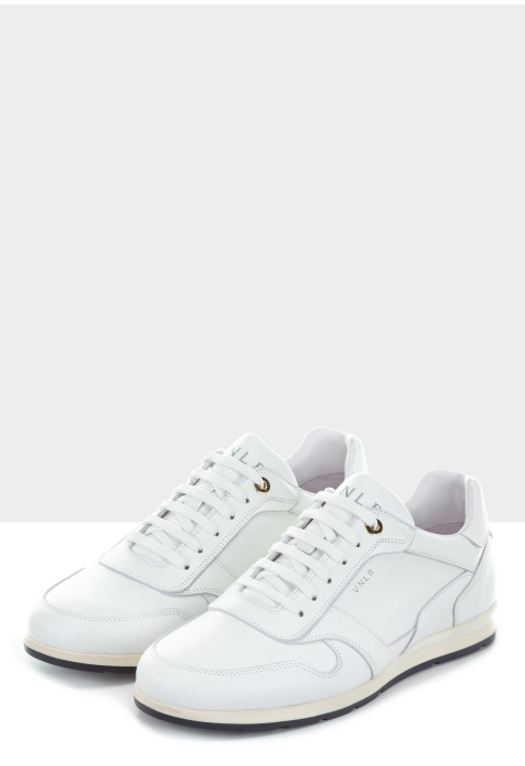 Wit gladleren Davinci sneaker