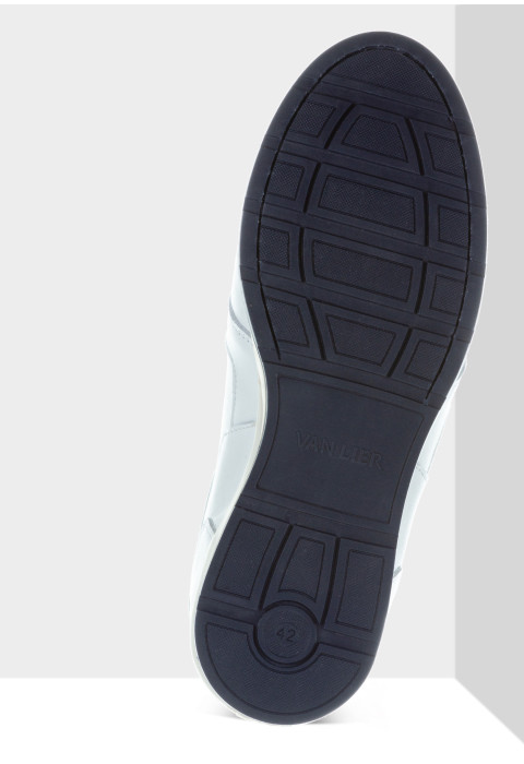 Wit gladleren Davinci sneaker