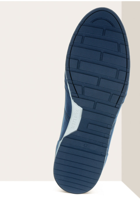 Blauw nubuck Anzano sneaker
