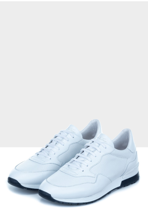 Wit gladleren Chavar sneaker