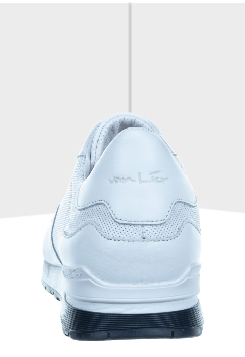 Wit gladleren Chavar sneaker