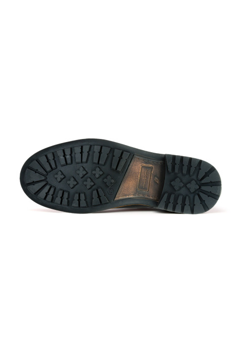 Zwart gladleren Fritz boot