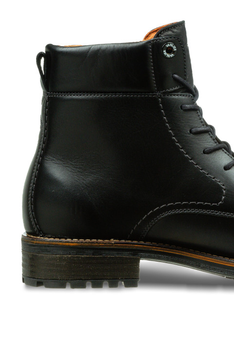 Zwart gladleren Fritz boot