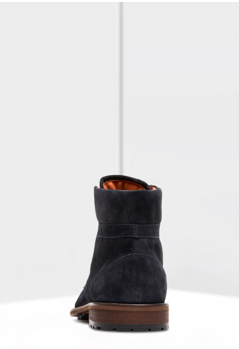 Navy suède Henry boot