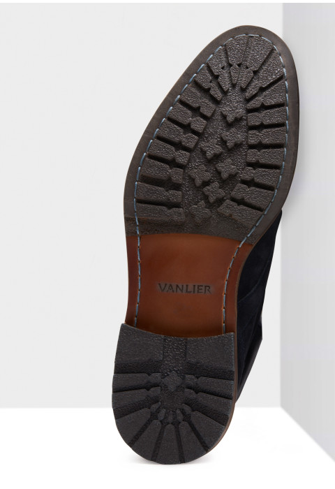 Navy suède Henry boot