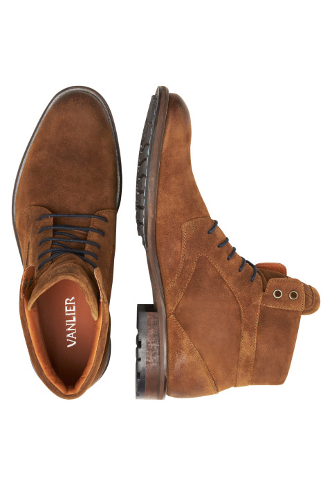 Roest cognac suède Henry boot