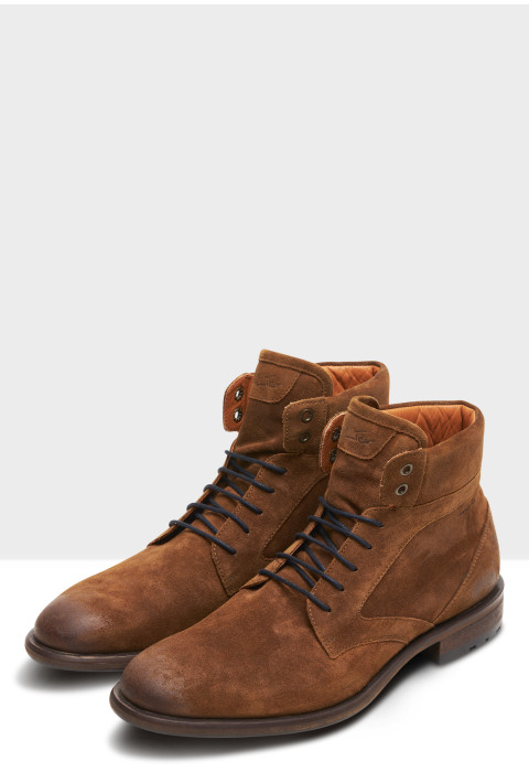 Roest cognac suède Henry boot