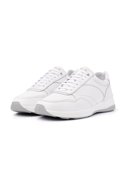 Wit gladleren Ferro sneaker