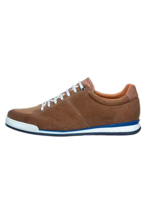 Cognac suède Magnus sneaker