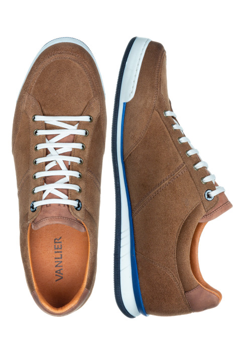 Cognac suède Magnus sneaker