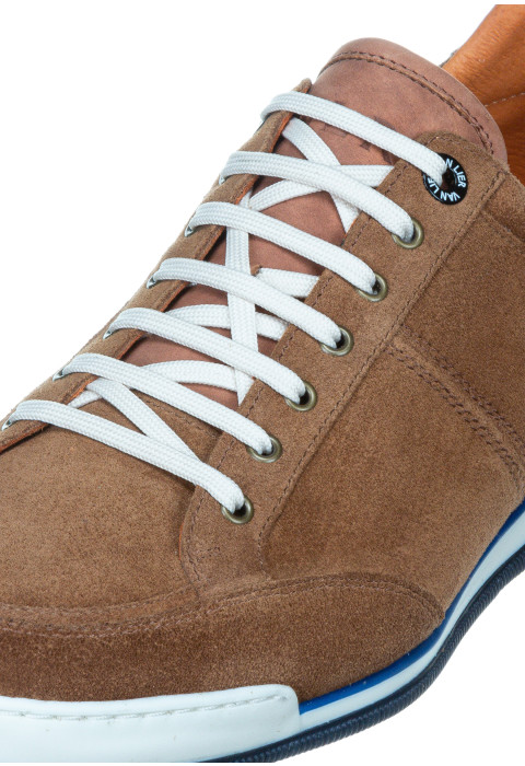 Cognac suède Magnus sneaker