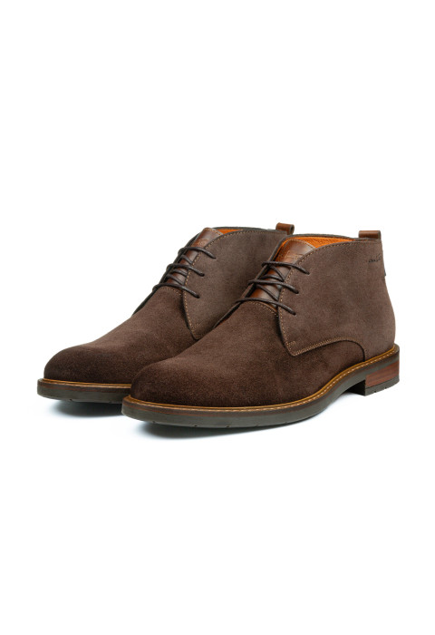 T-moro bruin suède Boston veterschoen