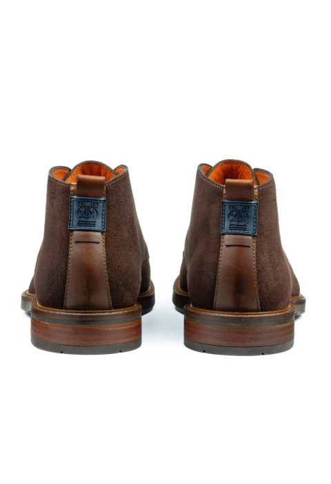 T-moro bruin suède Boston veterschoen