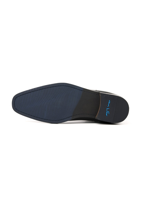 Zwart gladleren Bregenz chelsea boot