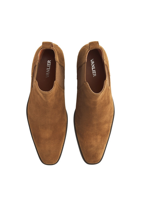 Cognac suède Bregenz chelsea boot