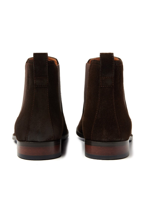 T-moro bruin suède Bregenz chelsea boot