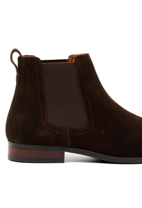 T-moro bruin suède Bregenz chelsea boot