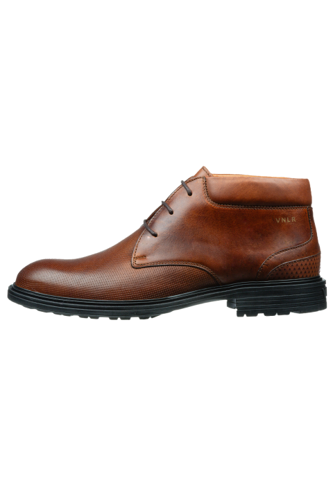 Bruin cognac gladleren Bern boot