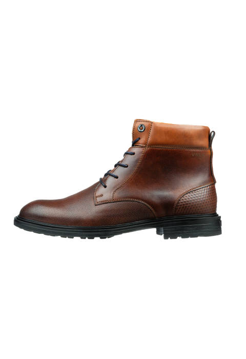 Bruin cognac gladleren Bern boot