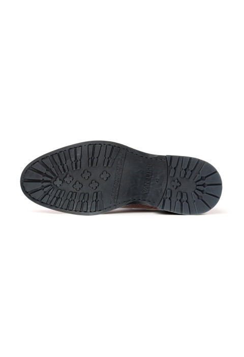 Bruin cognac gladleren Bern boot