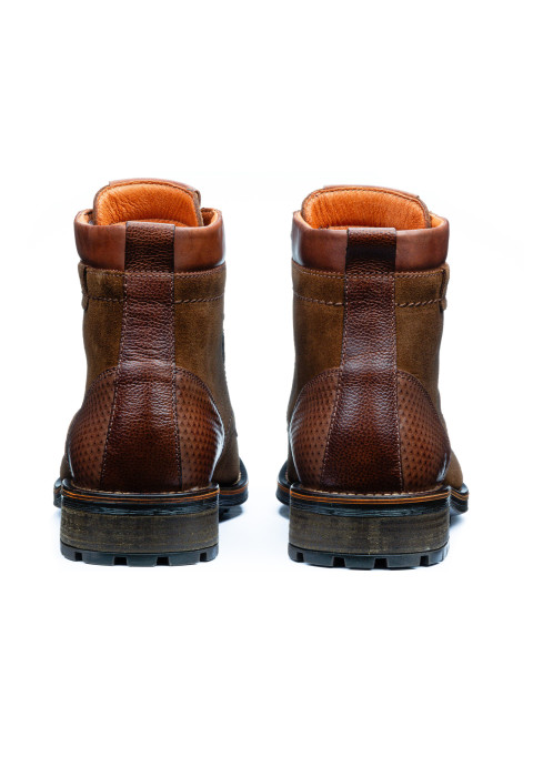 Cognac suède Fritz boot
