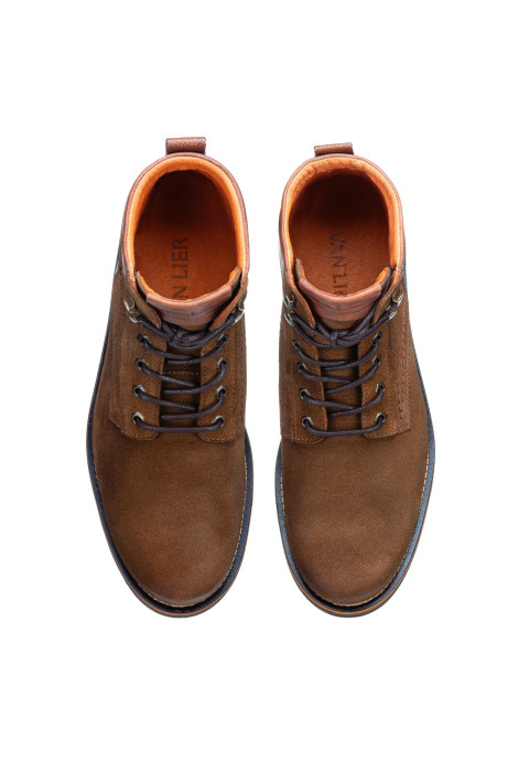 Cognac suède Fritz boot