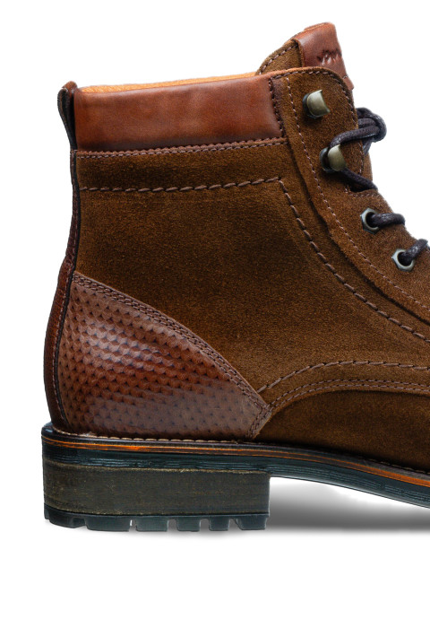 Cognac suède Fritz boot