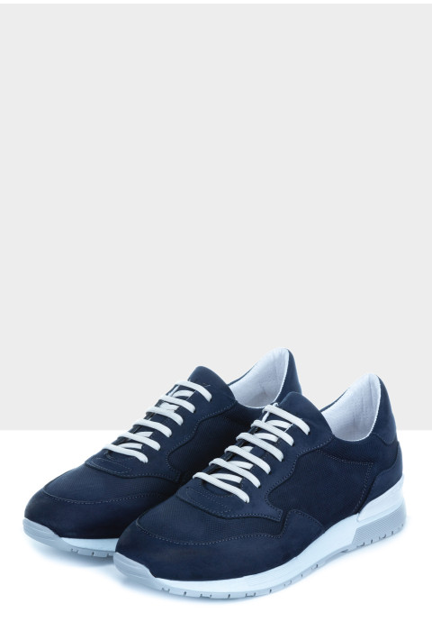 Navy nubuck Chavar sneaker