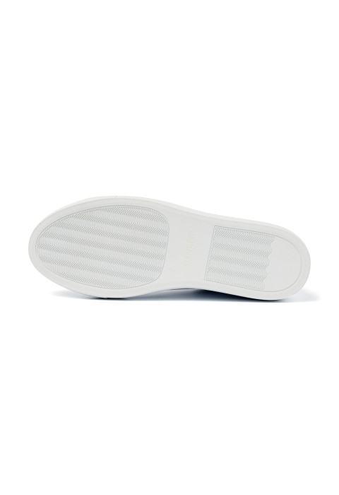 Wit gladleren Novara sneaker