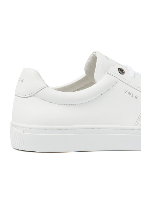 Wit gladleren Novara sneaker