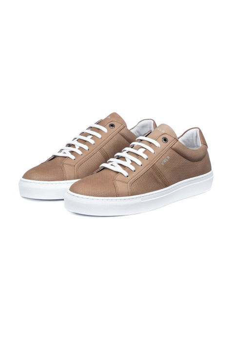 Taupe nubuck Novara sneaker