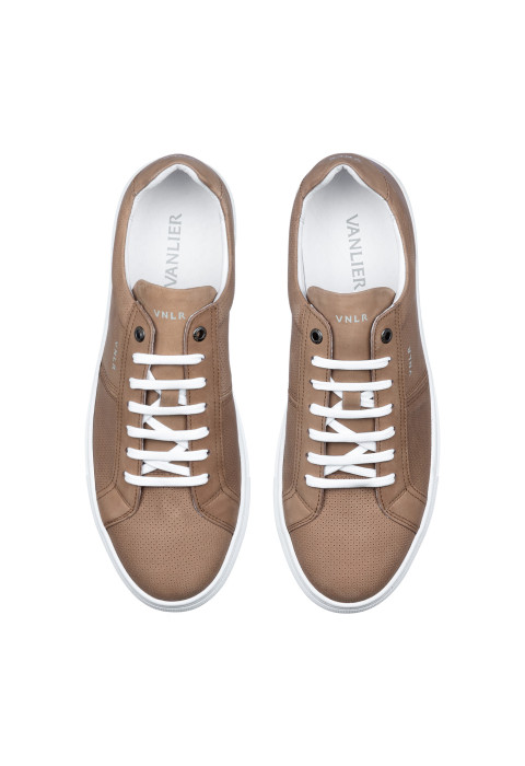Taupe nubuck Novara sneaker