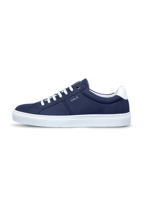 Blauw nubuck Novara sneaker