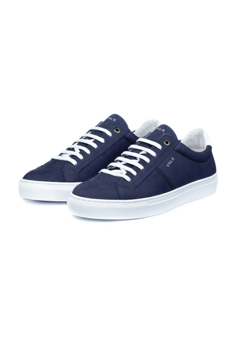 Blauw nubuck Novara sneaker