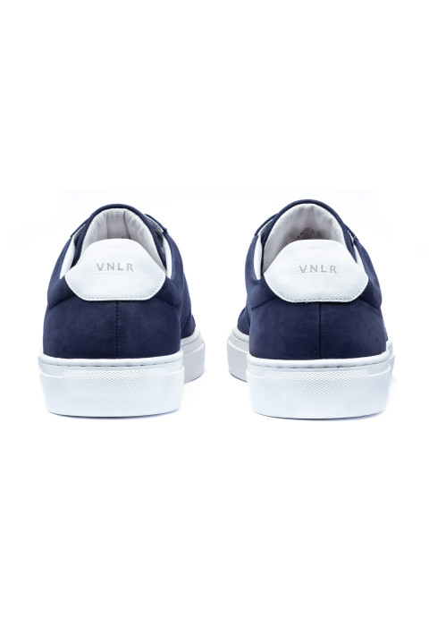 Blauw nubuck Novara sneaker