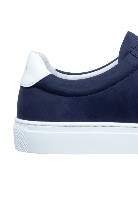Blauw nubuck Novara sneaker