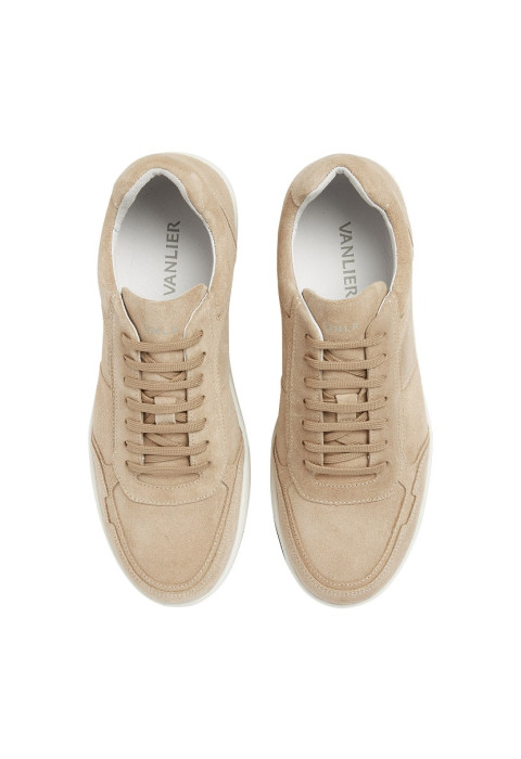 Zand beige suède Miami sneaker