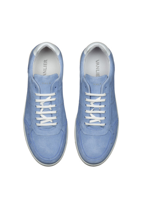 Lichtblauw suède Miami sneaker