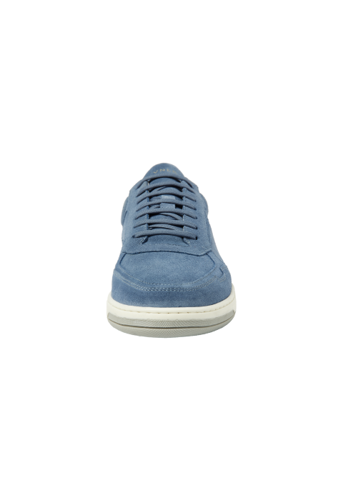 Cognac gladleren Davinci sneaker
