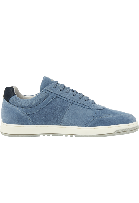 Cognac gladleren Davinci sneaker