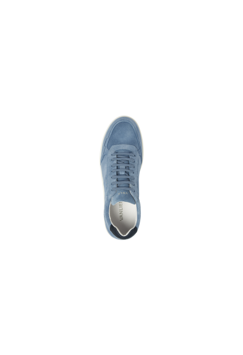 Cognac gladleren Davinci sneaker