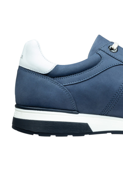 Blauw nubuck Positano sneaker