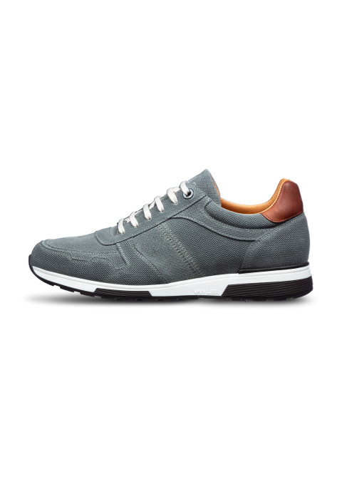 Grijs blauw suède Positano sneaker