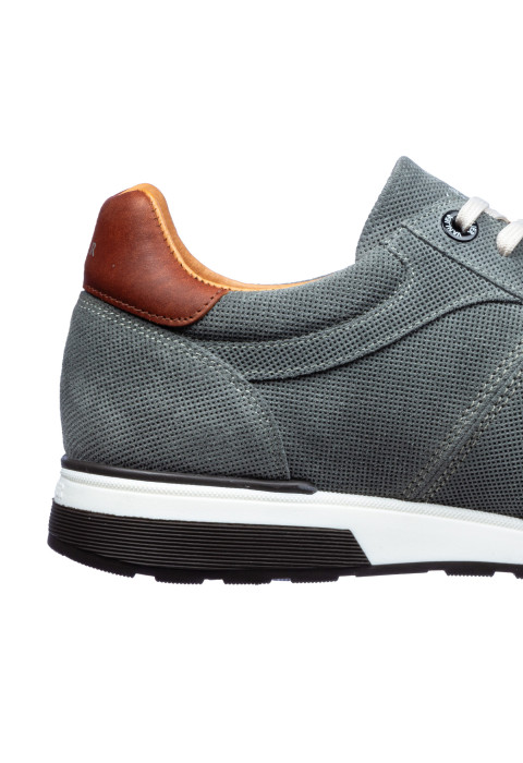 Grijs blauw suède Positano sneaker